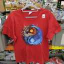 Yin Yang Moon and Sun T-Shirt, Red, XL