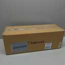 2-Light Bathroom Light Fixtures, Brushed Nickel Vanity Lights, Double Wall Sconce with Flared White Fabric Shade, Modern Sconces Wall Lighting for Hallway Bedroom Stairway, VL837-BN-2-S (2-Light, 16.75")