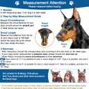 BARKLESS Dog Muzzle, Basket Muzzle Anti Biting Chewing, Sturdy Lightweight Cage Mouth Cover for Small Medium Large Sized Dogs, Allows Panting Drinking, Suitable for Grooming Trimming Training
