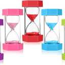 5 Colors Hourglass 1/3/5/10/30 Minutes Sandglass Timer Sand Clock for Kitchen Home Office Decoration