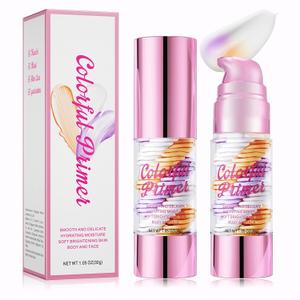 3 In 1 Primer for Face Before Makeup, Transparent Daily Moisturizer Cream, One Step Oil Control Skin Tone Correcting Makeup Primer, Moisturizer Face for All Skin Types
