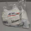 Mr. Pen- Christmas Tree Skirt 24 inches, White Faux Fur Christmas Tree Skirts with Gold Snowflakes, White Tree Skirt