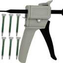 Dispenser Gun,Dispensing Gun Kit 50ml Impression Mixing Dispensing AB Gun 1:1/1:2