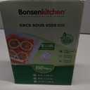 Bonsenkitchen Vacuum Sealer Bags, 20 Gallon 11" x 16"+ 80 Quart 8" x 12"+ 50 Pint 6" x 10", Commercial Grade, BPA Free, Food Sealer Bags for Vac Storage, Meal Prep or Sous Vide Cooking, VB15