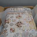 zesthome 10x12 Area Rugs, Stain Resistant Washable Rug, Ultra-Thin Rugs for Living Room, Bedroom, Non-Slip Backing Home Decor Large Area Rug (Orange, 10'x12')