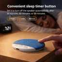 Bluetooth Pillow Speaker for Sleeping Under Pillow Speaker with Bone Conduction Technology, Flat&Thin Design, Ideal for Side Sleepers White Noise&Rain Sounds Machine for Sleep,Wireless Sleep Speaker