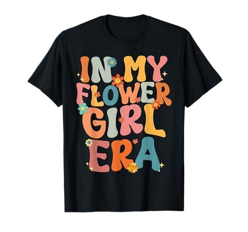 in My Flower Girl Era Retro Groovy Flower Girl Funny Cute T-Shirt XS