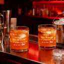 2 x Fathers Day Gift for Son in Law, The Only Thing Better Than You As my Son in Law Whiskey Glass, New Dad Father to Be Gifts from Father in Law Mother in Law, 10Oz (Transparent)