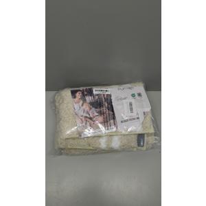 PURRUGS Bathroom Rug Non-Slip Machine Washable 24" x 36", Super Absorbent and Quick Dry Shaggy Microfiber Bath Mat, Extra Soft and Plush Bath Rug for Bathtub, Shower, and Sink, Beige