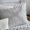 G.H. Bass Plush Sherpa Cable Knit Fluffy Soft Solid Pinsonic Cozy Comforter Set, King, Grey