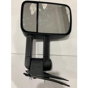 Towing Mirrors Manual Telescoping Compatible with 1999 2000 2001 2002 2003 2004 2005 2006 2007 Ford F-250 F-350 F-450 F-550 Pickup Truck Without Heat Amber LED Signal Light