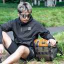 ROCKBROS Bike Handlebar Bag Waterproof Cycling Pouch 24L Bicycle Front Storage Pouch Bag with Shoulder Strap