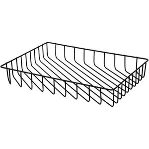 Paper Organizer for Desk Metal Paper Tray Large Capacity Letter Tray File Holder Mail Inbox Storage Organizer Basket for Office Classroom Desktop,12.5" x 9.4" x 1.9",Black