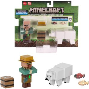 Mattel Minecraft Action Figures & Accessories 2-Packs, 3.25-inch Scale with Pixelated Design, Collectible Toy Set (Characters May Vary) Mattel Minecraft Action Figures & Accessories 2-Packs, 3.25-inch Scale with Pixelated Design, Collectible Toy Set (Characters May Vary)