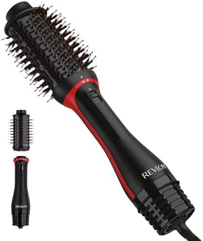 REVLON One Step Volumizer PLUS Hair Dryer and Styler - More Volume, Less Damage, and More Styling Control for Easy and Fast Salon-Style Blowouts, Plus Travel Friendly (Black)