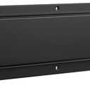 Wall-Mount Garage Rail with 16-Inch Mounting Holes, Compatible with Standard 16" Studs, Hold Up to 250lbs, Black