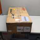 52 Outdoor Ceiling Fan with Light and Remote via WiFi Alexa, 3 Walnut Solid Wood Blade, Noiseless Reversible Dc Motor, Smart Outdoor Wood Ceiling Fan for Farmhouse Patios, Walnut