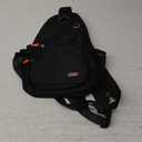 O-TBOST Travel Small Sling Bag Crossbody Bags for Women Men Casual Backpack Cross Body Pack Daypack for Hiking and Biking (black)