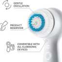 Brush Head Replacements Compatible with Clarisonic Mia 1, Mia 2, Mia Fit, Alpha Fit, Smart Profile Uplift and Alpha Fit, Deep Pore, 4 Pack