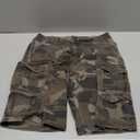 Wrangler Authentics Mens Premium Twill Cargo Short (33, White Camo)