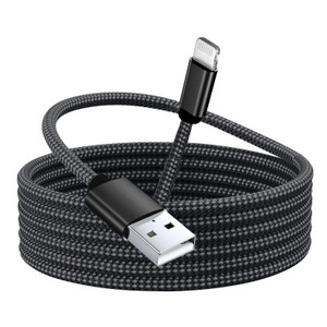 1 Black 1 Green 10In Braided Lighting Charger & Sync Cable