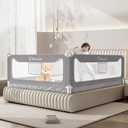 G TALECO GEAR Bed Rail for Toddlers, Stable Protective Bed Side Rails, Baby Bedrail Guard for Twin Full Queen & King Size Bed