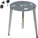 TR-1518 Satellite Tripod Mount Compatible with Carryout GM-1518 GM-1599 GM-5000 GM-MP1 Pathway X1 X2 Carryout G2 G2+ Dish Playmaker RV Satellite Antennas Adjustable Height 14.5 inches-22 inches, Gray