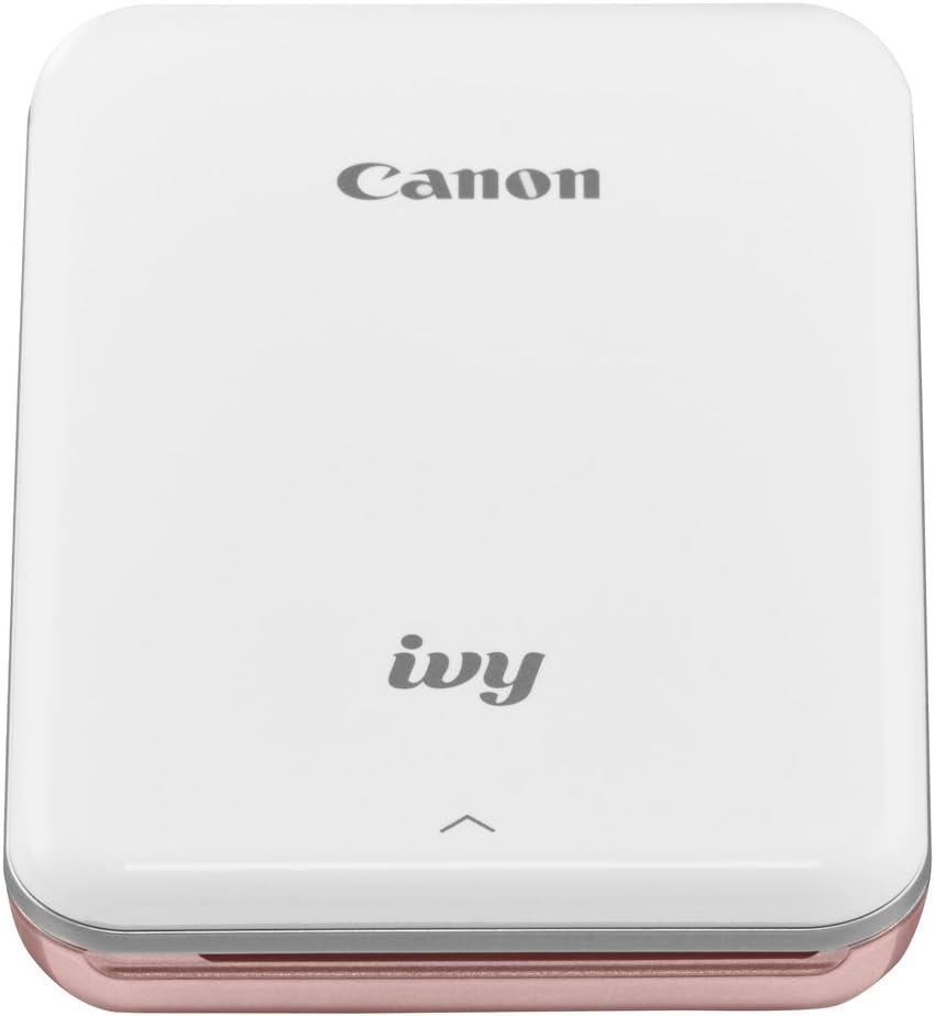 Canon IVY Mini Photo Printer for Smartphones (Rose Gold) - Sticky-back prints, Pocket-size