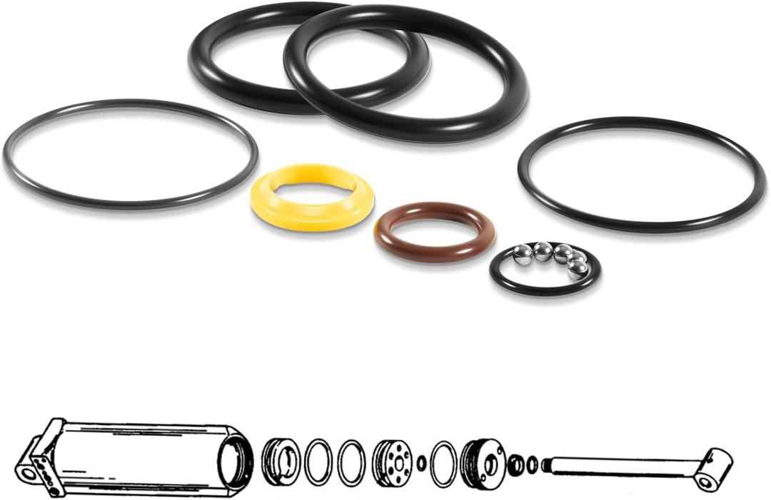 Replace Part for 813432A3 Trim Tilt Cylinder Rebuild Seal Kit Compatible with Mercury, Mariner & Force Motors Cylinder