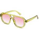 livho Trendy Polarized Square Aviator Sunglasses Women Men Square Eyewear Frame, Retro Sun Glasses for Women Men 2025 Shades
