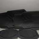 Skechers Heavy Duty Rubber Car Floor Mats,Dual Color Design Floor Mats,All Weather Car Mats,Waterproof Trim To Fit Universal Floor Liner Car Accessories,Automotive Floor Mats For Cars Trucks Suvs,Blue (Bule)