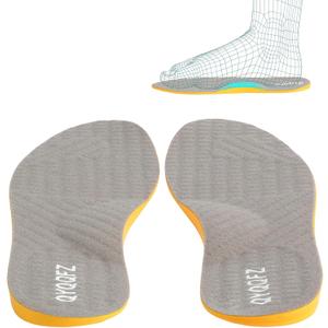 Supination Insoles for O/X Legs & Bowed Legs - Corrective Side Heel Wedge Insoles for Women & Men (10.8in)