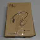 FrSara Neck Fan, Portable Personal Fan Strong Wind, 4000mAh, Air Volume,360 Cooling, No Hair Twisting, Air Volume On 2 Sides, Non-Slip, Quick Charge, Long Use Time, Birthday Gift for Women, Dad, Men (White)