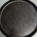 Vintage Cast Iron # 10 Round Griddle with Machined Finish [circles] 11.25" wide Professionally Cleaned and Seasoned Black