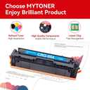 MYTONER 054 Toner Cartridge Set Replacement for Canon 054 054H CRG-054 for Color imageCLASS MF644Cdw MF642Cdw LBP622Cdw MF641Cw Printer 4 Pack High Yield Ink (Black Cyan Yellow Magenta)