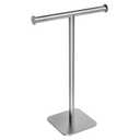 RUACQ Hand Towel Stand, 16" T-Shape Hand Towel Holder Stand for Bathroom, Kitchen and Countertop Towel Holder 304 Stainless Steel Hand Towel Rack with Weighted Base (Brushed Nickel)
