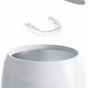 Ultrasonic Retainer Cleaner Machine Pro, Quickly Completes Denture Brushing and Bathing, Deep Cleaning, and Effectively Prevents Aligner Discoloration - White