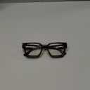 AIEYEZO Square Thick Frame Glasses for Women Men Fashion Blue Light Glasses Trendy Chic Computer Eyeglasses (Tortoise)