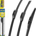 5 PLUS Silicone Windshield Wipers Replacement for 2016-2022 HONDA HRV HR-V Wiper Blades(Set of 3),Automotive Replacement Windshield Wiper Blades For My Car-26"/18"/10"