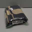 Washable Outdoor Rug 3'x5',Black and Tan Checkered Rug Cotton Woven Washable Farmhouse Front Door Mat Outdoor for Entryway, Patio, Bedroom, Hello Welcome Mat (4'11" x 2'11" (Rectangular))