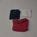 The Children's Place Baby Boys and Toddler Boys Short Sleeve Pique Polo, Classic Red/ Nautico/ White, 4T