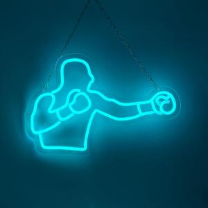 Boxing Neon Signs for Wall Decor,Dimmable LED Neon Light Sign for Home Decor, Bar, Home Gym Decor, Office, Boxing Party Decorations