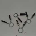 Barbell Clamps Dumbbell Spring Clip Circlip Collars 1 Inch Weight Bars Clips Fitness Weightlifting Lock Buckle 1 Inch for Standard Bar Barbell Strength Training Gym Accessory