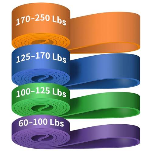 Allvocles Resistance Band, Pull Up Bands, Pull Up Assistance Bands, Workout Bands, Exercise Bands, Resistance Bands Set for Legs, Working Out, Muscle Training, Shape Body, Men and Women