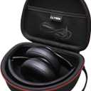 Headphone Case Compatible with Beats Studio Pro/Solo 4 / Studio 3 / Solo 3 / Picun B8 / BERIBES/JLab JBuds Lux ANC Wireless Bluetooth Noise Cancelling Headphones, Black(Case Only)