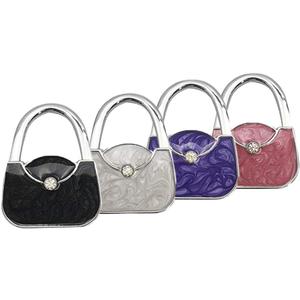 Jwelbuete 4Pcs Various Designed Purse Hanger Table Hook.