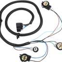 16531401 Driver Side Tail Light Wiring Harness Compatible with Chevy Silverado 1500 1500HD 2500HD 3500 2003 2004 2005 2006 2007, Tail Lamp Wire Socket Taillight Wiring Harness Kit Rear Left