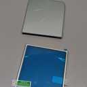 Ruky for Galaxy Z Flip 7 Case, Built-in Back Screen Protector, Hard PC Ultra Slim Anti-Scratches Shockproof Wireless Charging Phone Cover for Samsung Z Flip 7, Mint Green