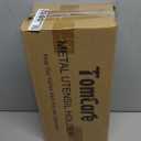 TomCare Utensil Holder with Water Absorbent Diatomite Stone 3 Removable Dividers Large Silverware Organizer Sturdy Cooking Utensils Organizer Caddy Metal kitchen Organizers and Storage for Counter