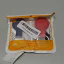 Compatible with AirTag Holder Case Keychain 4 Pack,for AirTag 2nd & 1st Generation Key Chain Ring Case Cover for Air Tag Holder GPS Tracker Air Tag 2nd gen Finders Air Tagholder for Kids,Bags,Luggages (Black/White/Blue/Red)